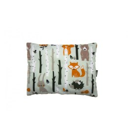 Poduszka Bawełniana Minky dla dzieci 40cm x 50cm - Las Pomarańczowy